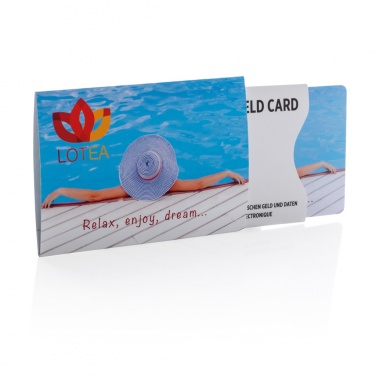 Logotrade promotional gift picture of: Anti-skimming RFID shield card with active jamming chip