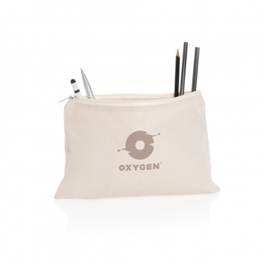 Logo trade promotional item photo of: Impact Aware™ 285 gsm rcanvas pencil case undyed