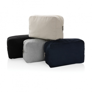 Logotrade promotional items photo of: Impact Aware™ 285 gsm rcanvas toiletry bag undyed