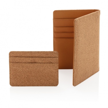 Logotrade promotional merchandise photo of: Cork secure RFID slim wallet
