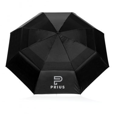 Logo trade promotional products image of: Swiss Peak Aware™ Tornado 27” pocket storm umbrella