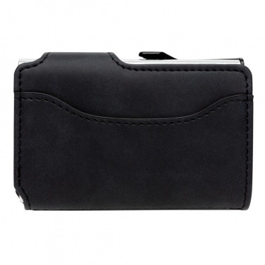 Logo trade promotional product photo of: Standard aluminium RFID cardholder with PU wallet