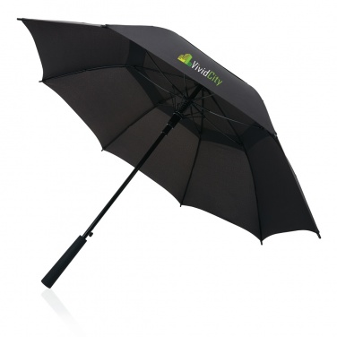 Logo trade corporate gift photo of: Swiss peak AWARE™ Tornado 23” storm umbrella