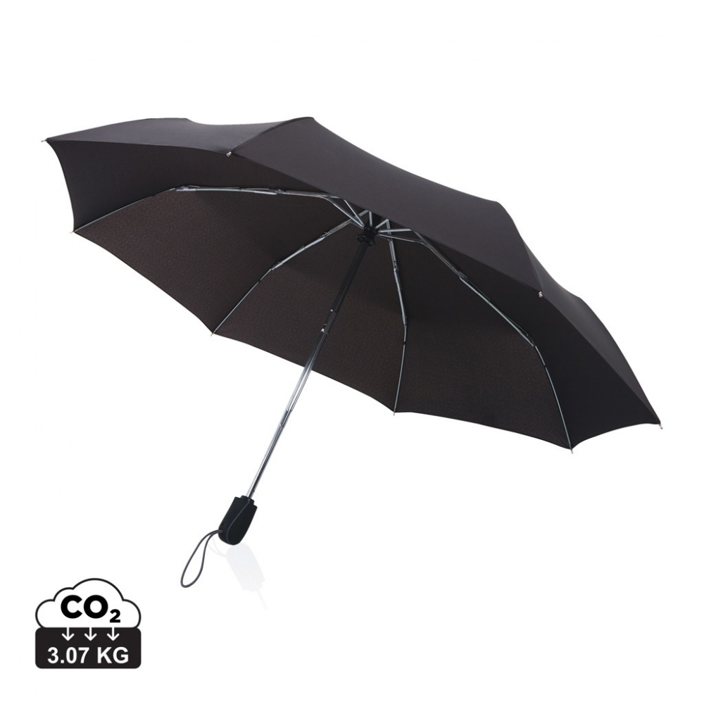 Logo trade promotional merchandise picture of: Swiss Peak AWARE™ Traveller 21” automatic umbrella