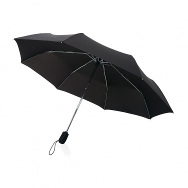Logotrade promotional merchandise image of: Swiss Peak AWARE™ Traveller 21” automatic umbrella