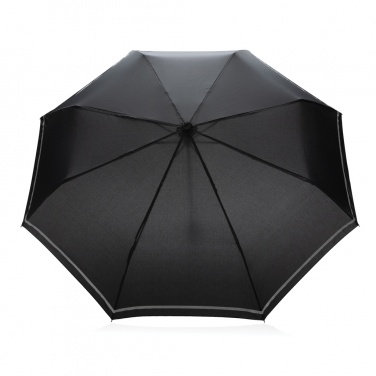 Logo trade advertising product photo of: 20.5"Impact AWARE™ RPET 190T pongee mini reflective umbrella