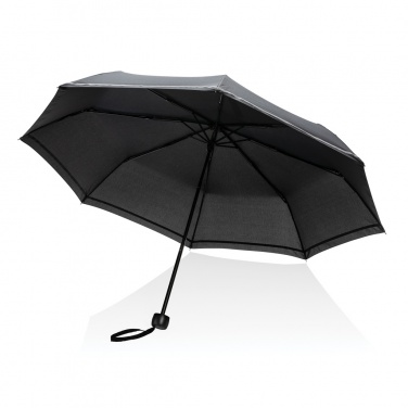 Logotrade promotional product image of: 20.5"Impact AWARE™ RPET 190T pongee mini reflective umbrella