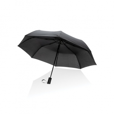Logo trade corporate gift photo of: 21" Impact AWARE™ RPET 190T mini auto open umbrella