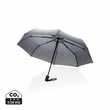 Logo trade corporate gifts image of: 21" Impact AWARE™ RPET 190T auto open/close umbrella