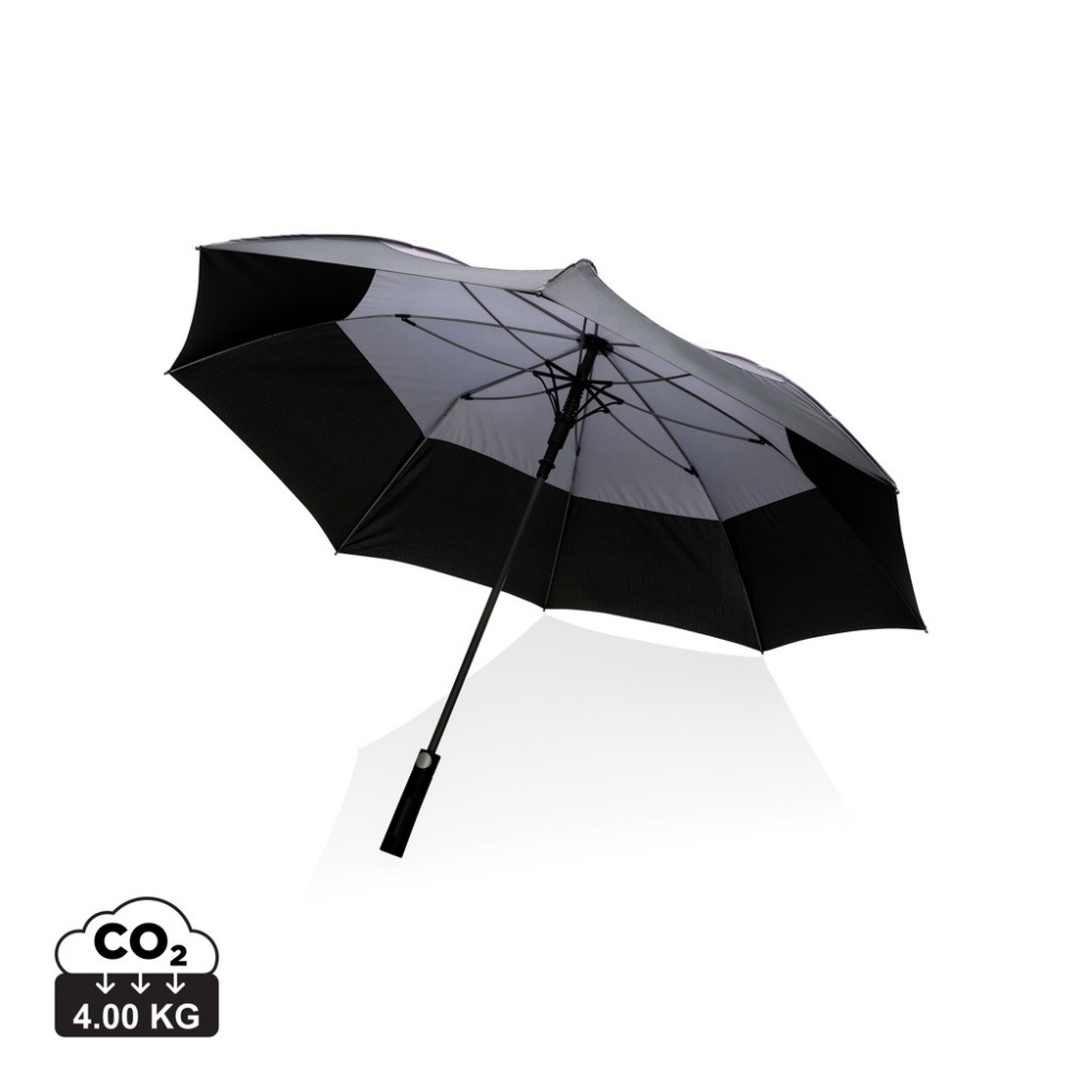 Logotrade promotional items photo of: 27" Impact AWARE™ RPET 190T auto open stormproof umbrella
