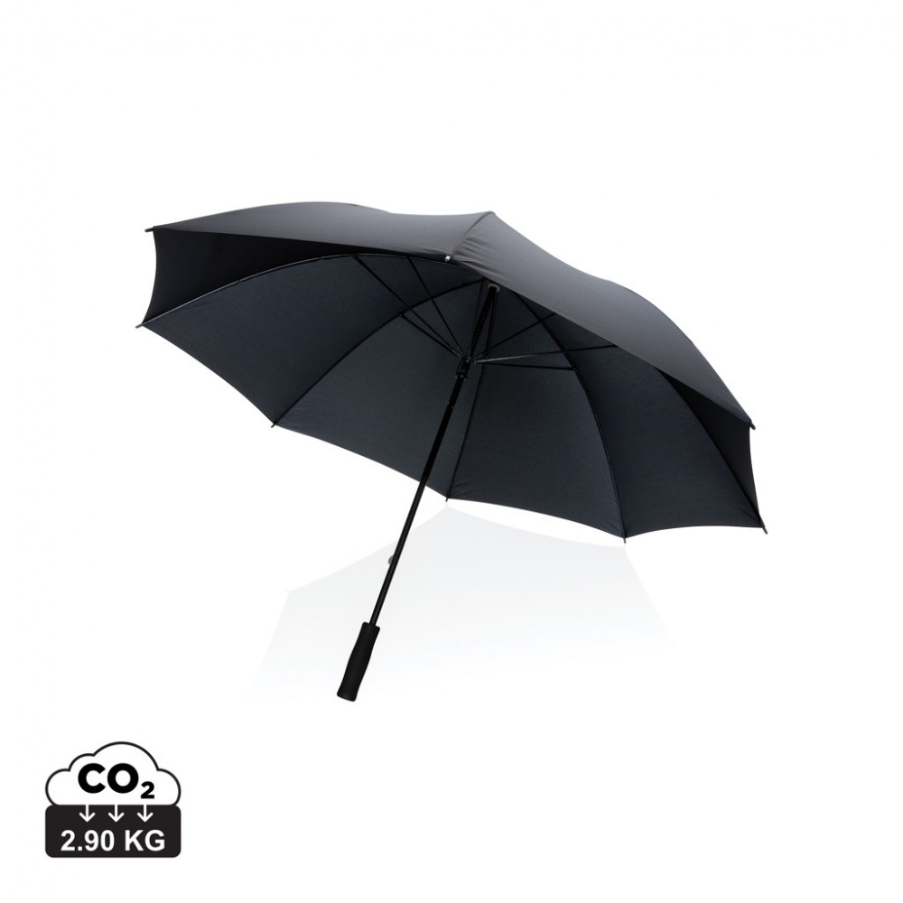 Logo trade corporate gifts image of: 30" Impact AWARE™ RPET 190T Storm proof umbrella