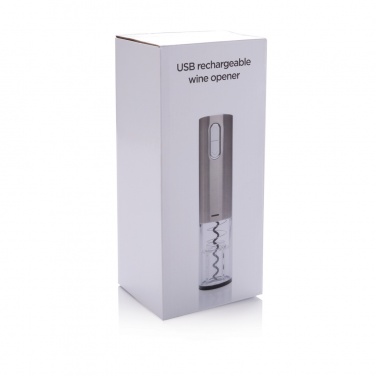 Logo trade promotional products picture of: Electric wine opener - USB rechargeable