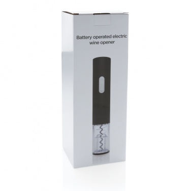 Logo trade advertising products picture of: Electric wine opener - battery operated