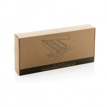 Logotrade corporate gifts photo of: Deluxe mikado/domino in wooden box