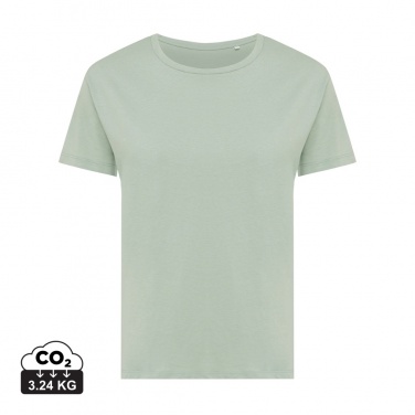 Logo trade promotional merchandise image of: Iqoniq Yala women lightweight recycled cotton t-shirt