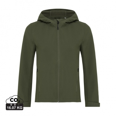 Logo trade promotional merchandise picture of: Iqoniq Makalu women recycled polyester soft shell jacket