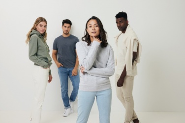 Logo trade advertising products picture of: Iqoniq Denali recycled cotton crew neck undyed