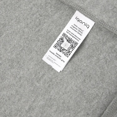 Logo trade promotional products picture of: Iqoniq Torres recycled cotton hoodie undyed