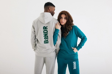 Logo trade business gift photo of: Iqoniq Torres recycled cotton hoodie undyed