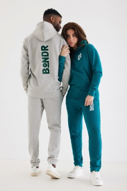 Logo trade business gifts image of: Iqoniq Torres recycled cotton hoodie undyed