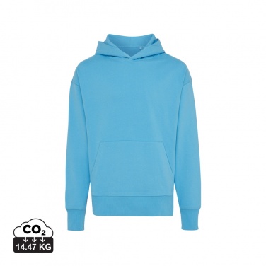 Logo trade promotional merchandise photo of: Iqoniq Yoho recycled cotton relaxed hoodie