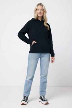 Logo trade promotional product photo of: Iqoniq Trivor recycled polyester microfleece hoodie
