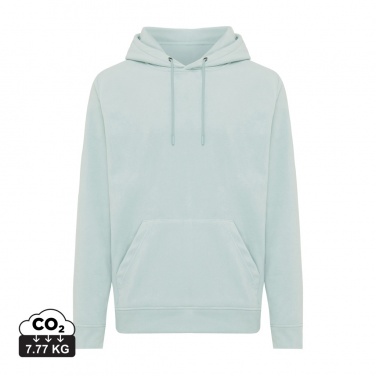 Logo trade advertising product photo of: Iqoniq Trivor recycled polyester microfleece hoodie