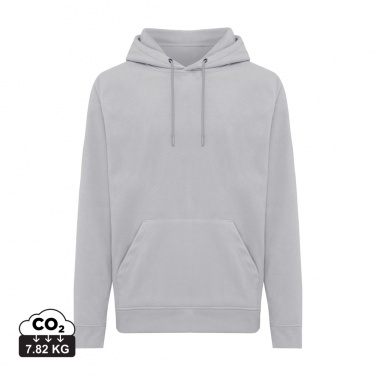 Logo trade promotional gifts picture of: Iqoniq Trivor recycled polyester microfleece hoodie