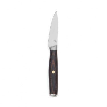 Logo trade corporate gifts image of: VINGA Tara RCS recycled steel paring knife