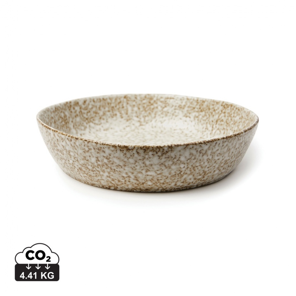 Logo trade corporate gifts image of: VINGA Nuvem stoneware serving bowl