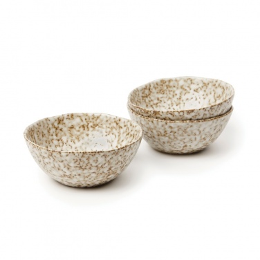Logo trade corporate gifts image of: VINGA Nuvem stoneware mini bowl, 3 pcs set
