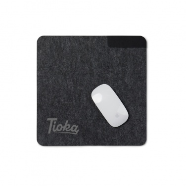 Logo trade business gifts image of: VINGA Albon GRS recycled felt mouse pad