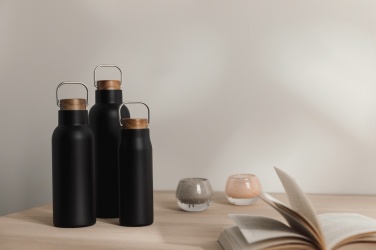 Logo trade promotional giveaway photo of: VINGA Ciro RCS recycled vacuum bottle 300ml