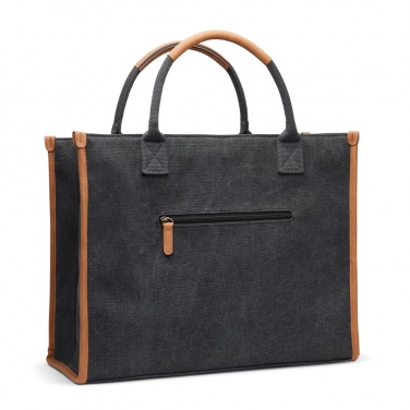 Logo trade corporate gift photo of: VINGA Bosler RCS recycled canvas office tote
