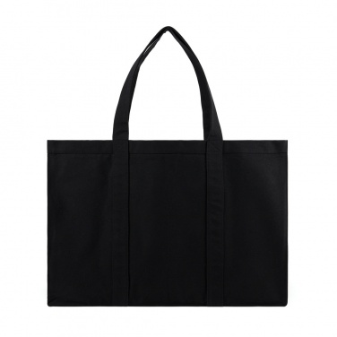 Logo trade corporate gifts image of: VINGA Hilo AWARE™ recycled canvas maxi tote bag