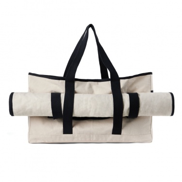 Logotrade promotional merchandise picture of: VINGA Volonne AWARE™ recycled canvas beach bag