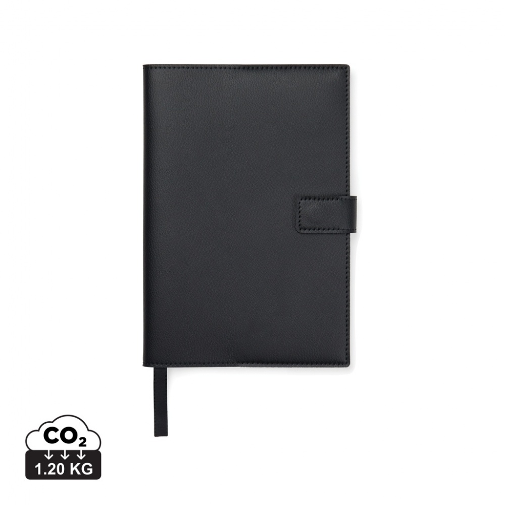 Logo trade promotional gifts picture of: VINGA Timo PU RCS RPET notebook