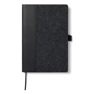 Logo trade business gift photo of: VINGA Albon GRS recycled felt notebook