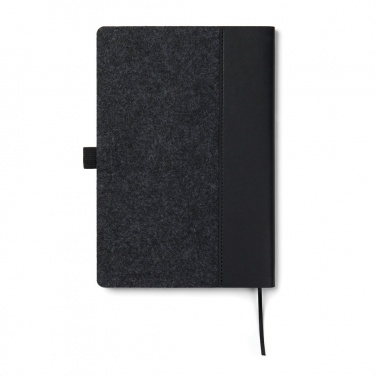 Logo trade promotional item photo of: VINGA Albon GRS recycled felt notebook