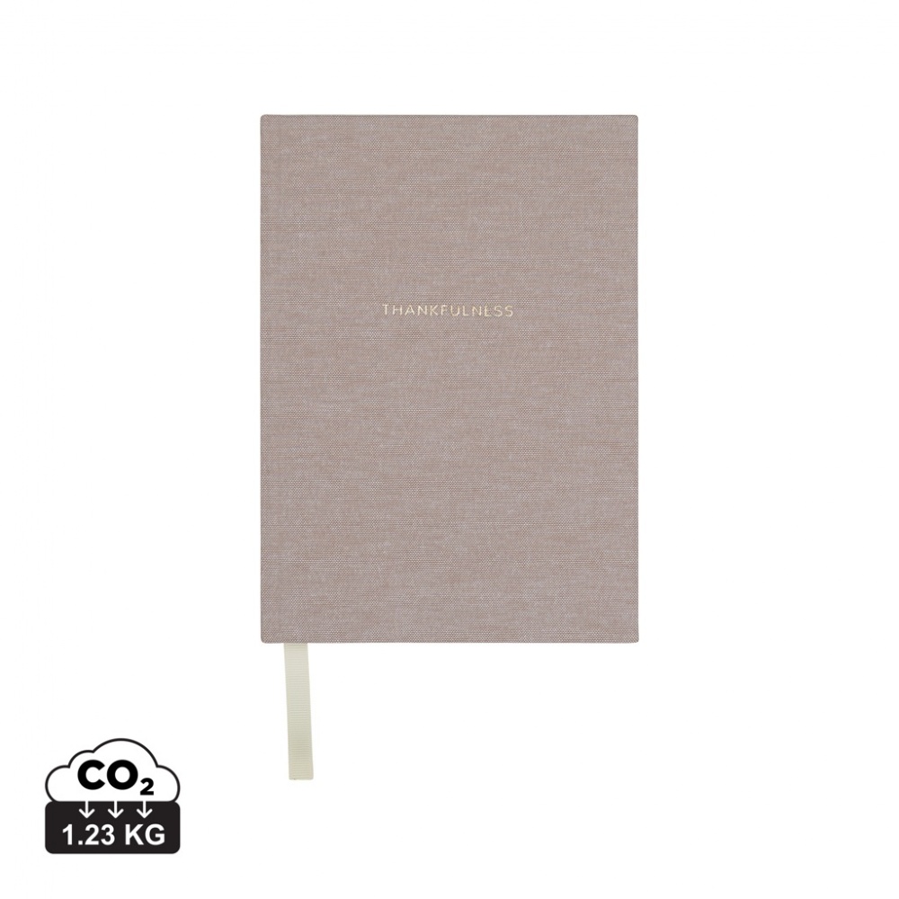 Logotrade advertising products photo of: VINGA Thankfulness GRS recycled paper journal