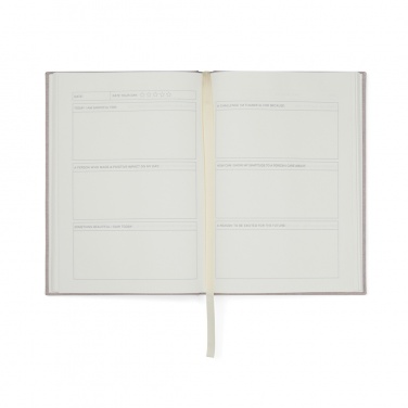 Logotrade promotional merchandise picture of: VINGA Thankfulness GRS recycled paper journal