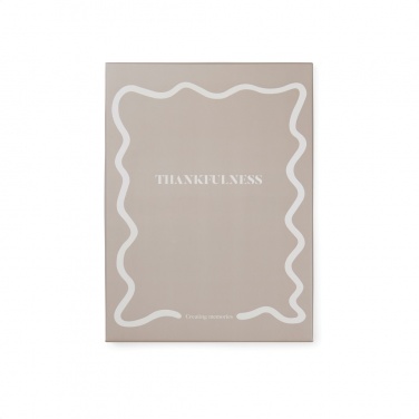 Logotrade promotional products photo of: VINGA Thankfulness GRS recycled paper journal