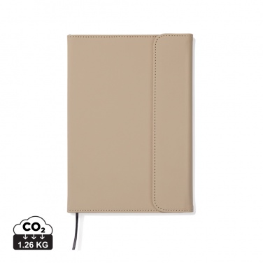 Logo trade promotional giveaways image of: VINGA Baltimore GRS certified paper & PU notebook