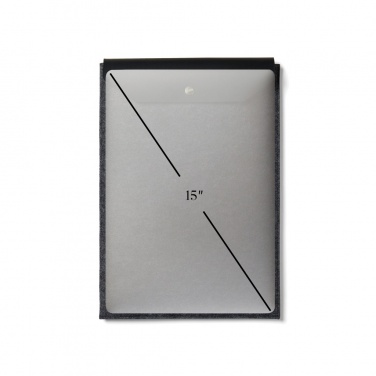 Logo trade promotional giveaways picture of: VINGA Albon GRS recycled felt 15" laptop sleeve