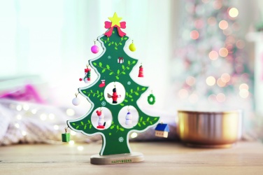 Logotrade corporate gifts photo of: Wooden xmas tree decoration