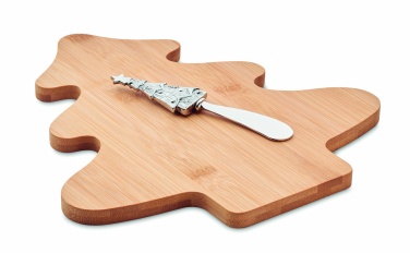 Logotrade promotional item image of: Cheese board set in bamboo Essen