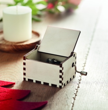 Logotrade advertising products photo of: Wooden Christmas music box