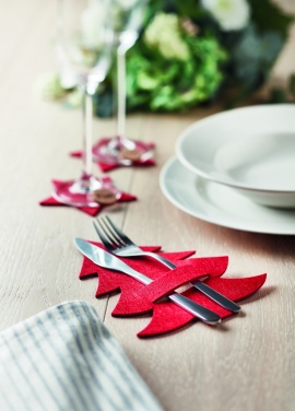 Logo trade promotional items image of: RPET felt cutlery holder set