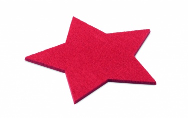 Logo trade promotional giveaway photo of: RPET 4 felt coaster set