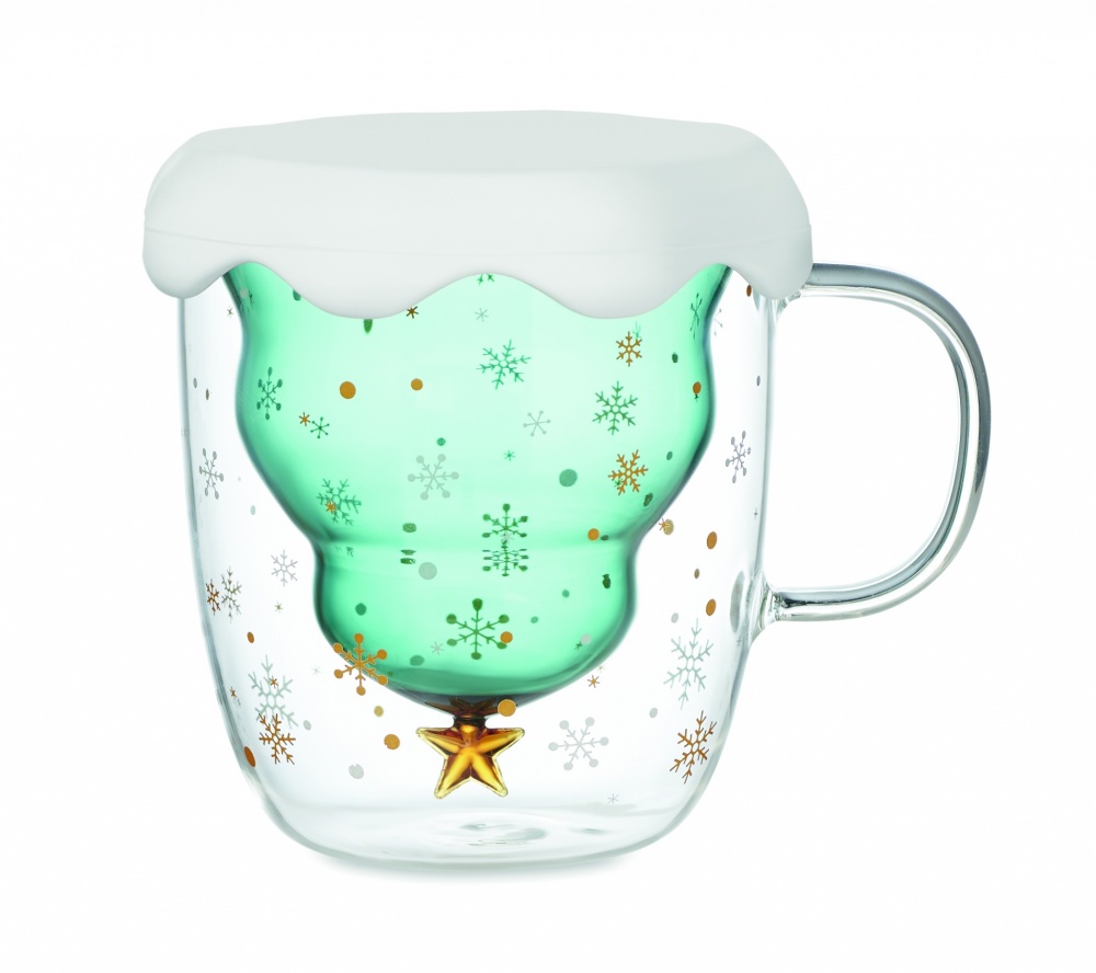 Logotrade promotional product image of: Double wall borosilicate mug